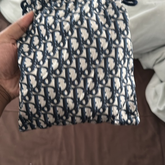 Dior One-Piece Swimsuit Blue Oblique Technical Fabric - Picture 12 of 13